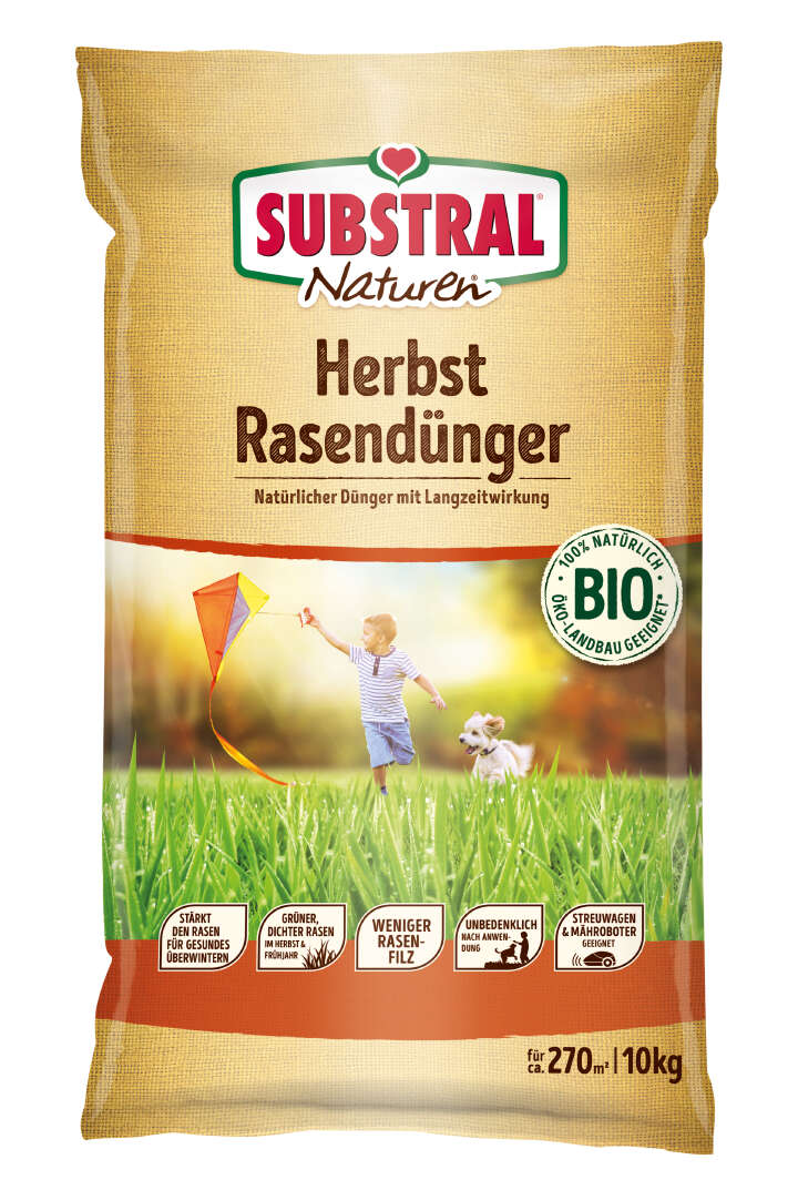 SUBSTRAL Naturen BIO Herbst Rasendünger